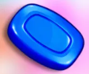 Blaue ovale Bonbons (hochwertig)