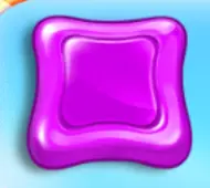 Lila quadratische Bonbons (hochwertig)